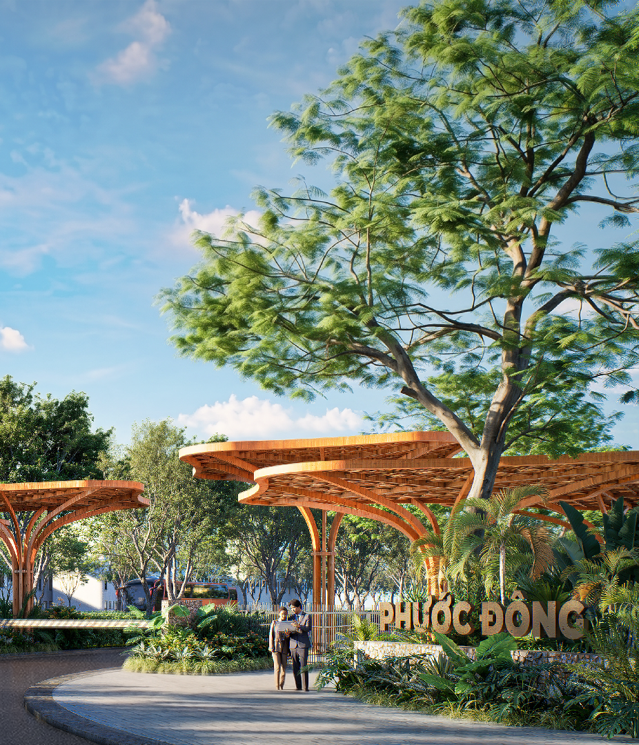 Không gian sống tại Phước Đông New City